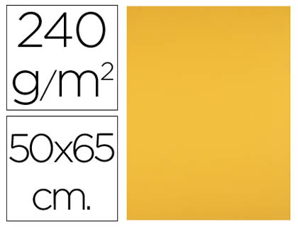 Cartulina Liderpapel 50x65cm. 240 g/m² oro viejo